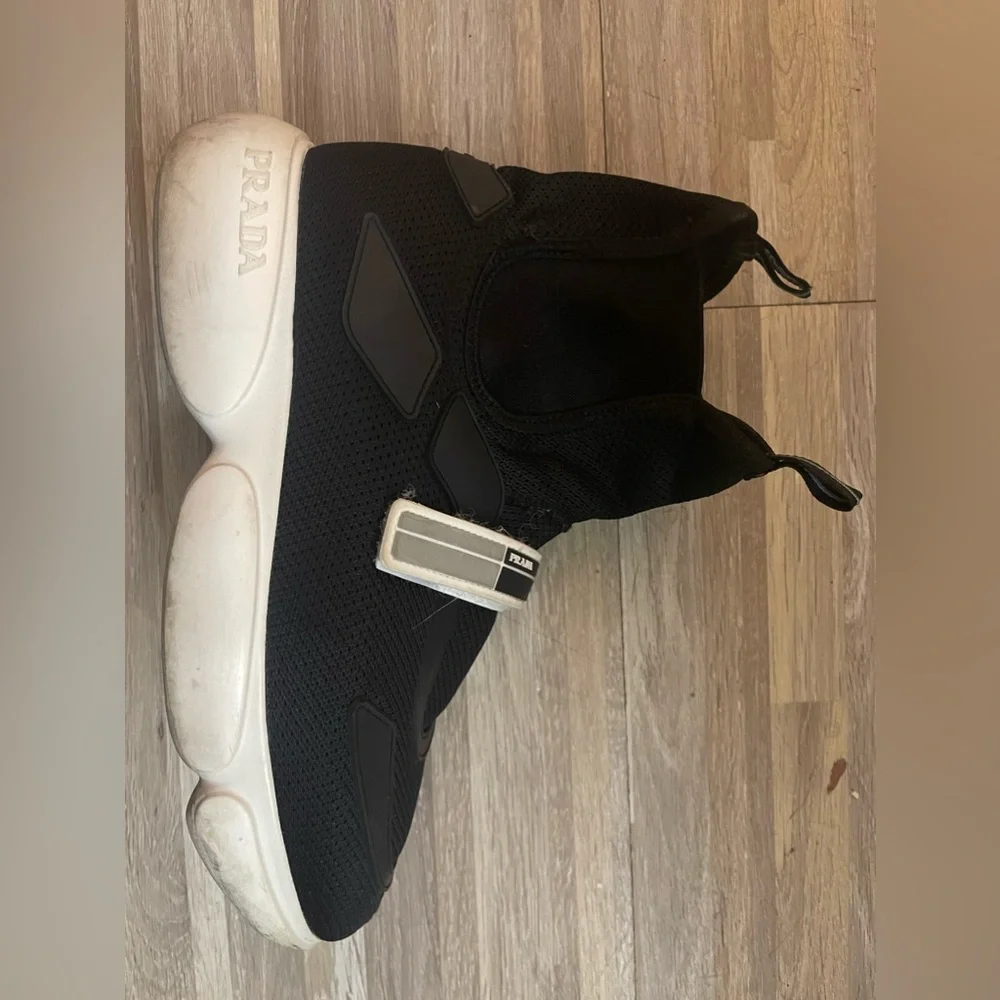 Black Prada nylon sneakers - Picture 7 of 8